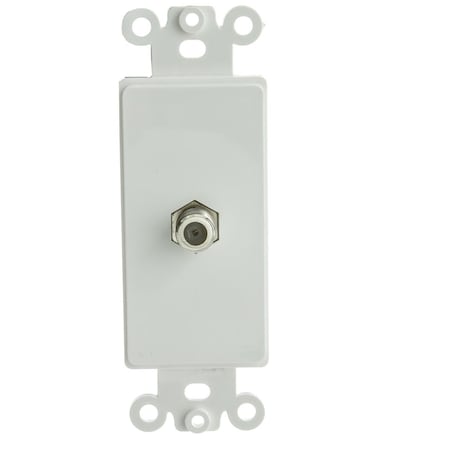 Cable Wholesale 4 Port Single Gang Keystone Wall Plate - Beige 301-4K